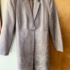 Long Gray/Silvery blazer